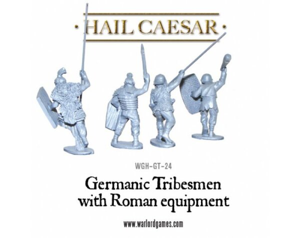 Germanic Tribesmen with Roman Equipment (x4)