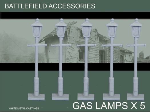Gas Lamps (x5)