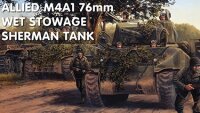 1/72 Sherman M4A1 76mm Wet Stowage Tank (x1)