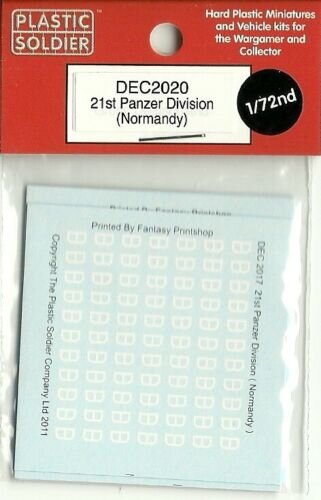 1/72 21. Panzerdivision (Normandy) Decals
