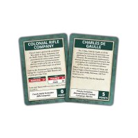 Blitzkrieg French Command Cards (Limited Edition)