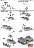 15mm Allied Stuart M5A1 Tank (x5)