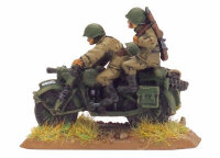 M-72 Motorcycle & Sidecar (x4)