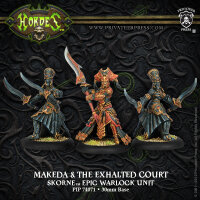 Skorne Makeda & the Exalted Court Epic Warlock Unit