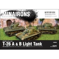 1/100 T-26A & B Light Tank (x5)
