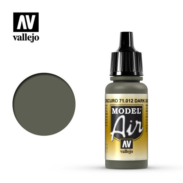 Vallejo: Model Air - 012 Dark Green (71.012)