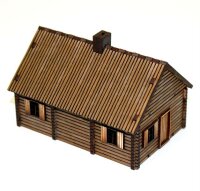 15mm Log Timber House