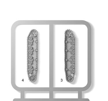 15mm Panzer IV One-Piece Track Upgrade