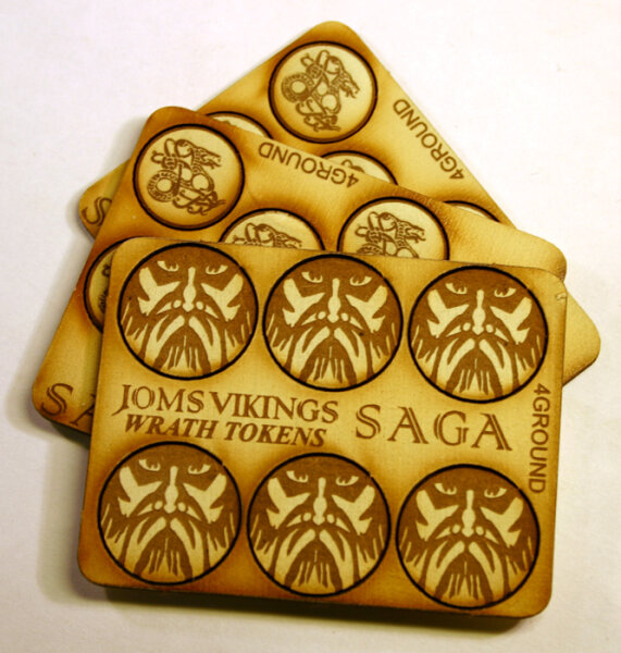 SAGA Jomsviking Set - Wrath & Fatigue Tokens