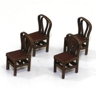 28mm Bentwood Back Chairs (x4)