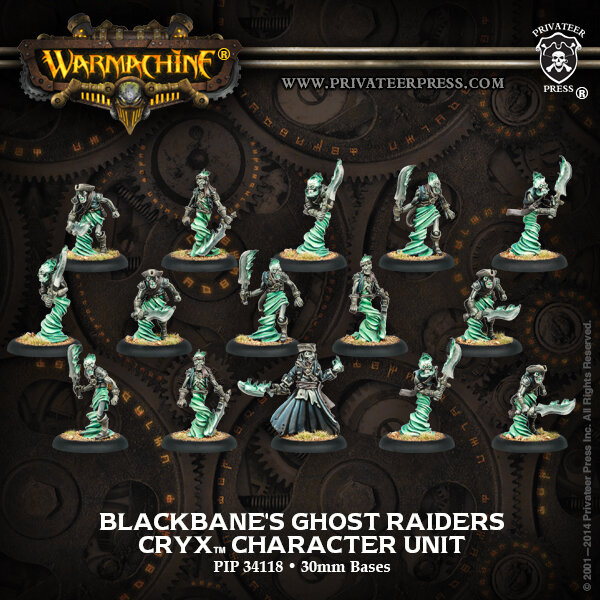 Cryx Blackbane´s Ghost Raiders Character Unit