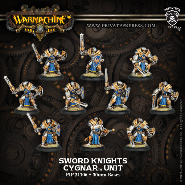 Cygnar Sword Knight Unit (x10)