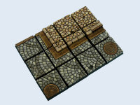 Cobblestone Bases: 25 x 25mm (x5)