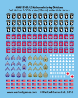 US Airborne Decal Sheet