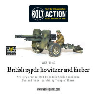 British 25pdr Howitzer & Limber
