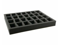 50mm Full-Size Foam Tray with 28 Compartments and Base