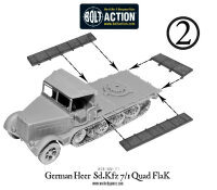 German Heer Sd.Kfz 7/1 Quad FlaK