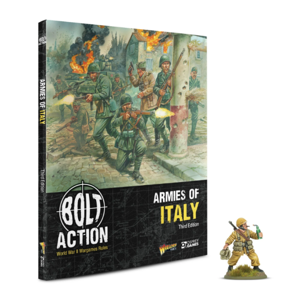 Bolt Action: Armies of Italy with "Desert Lightning" Book Miniature