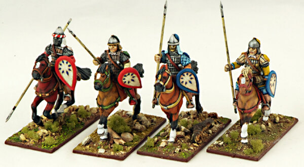 Byzantine Kavallaroi (Mounted Hearthguard with Spears) (x4)