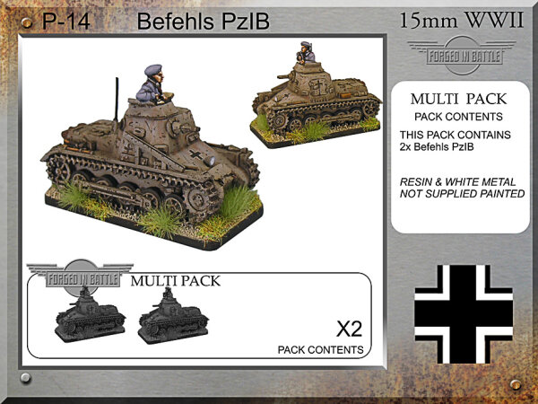 Befehls Pz IB Command Tank (x2)