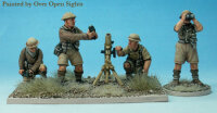 British 3inch Mortar and four Crew