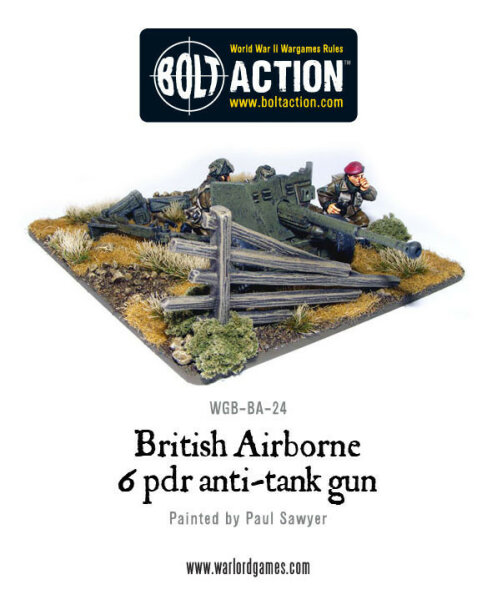 British Airborne 6pdr Anti-tank Gun