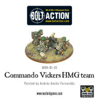 British Commando Vickers MMG Team