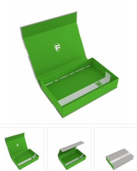 Feldherr Magnetbox weiß Half-Size 55 mm leer