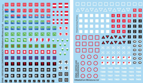 British and Commonwealth Decals (EW)