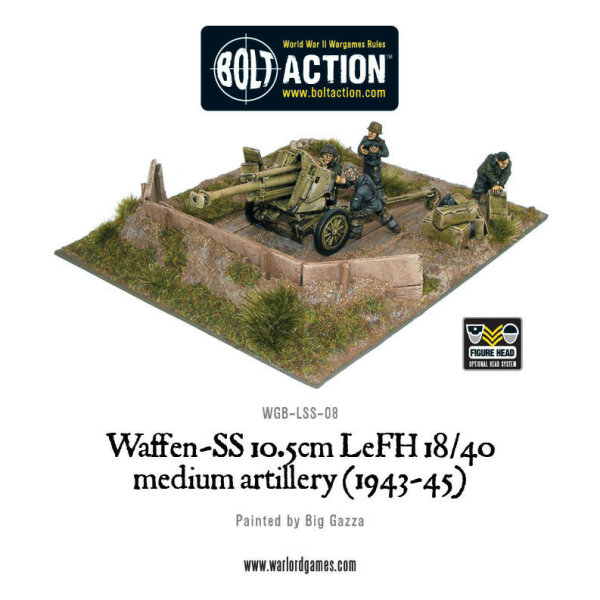 Waffen-SS 10.5cm leFH 18/40 Medium Artillery (1943-1945)