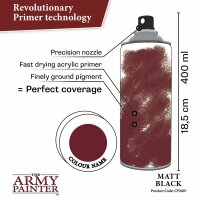 Army Painter: Base Primer - Matt Black Undercoat Spray