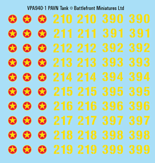 PAVN Decal Sheets