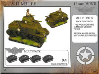 M3 Lee Medium Tank (x4)