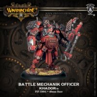 Khador Battle Mechanik Officer