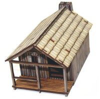 28mm New France Pioneers Cabin