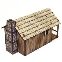 28mm New France Pioneers Cabin