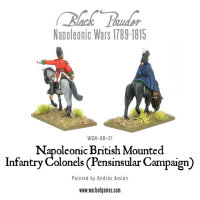 Mounted British Infantry Officers (Peninsular Campaign)