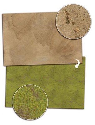 Gaming Mat: Grassland/Desert (Double-Sided)