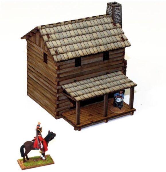 28mm New England Settler`s Loft Cabin