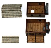 28mm New England Settler`s Loft Cabin