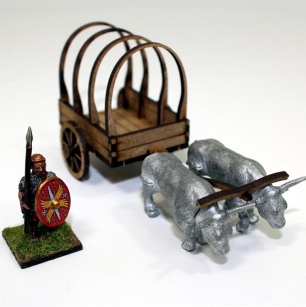 28mm Roman Ox Cart