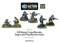 USMC Bazooka, Sniper & Flamethrower Teams