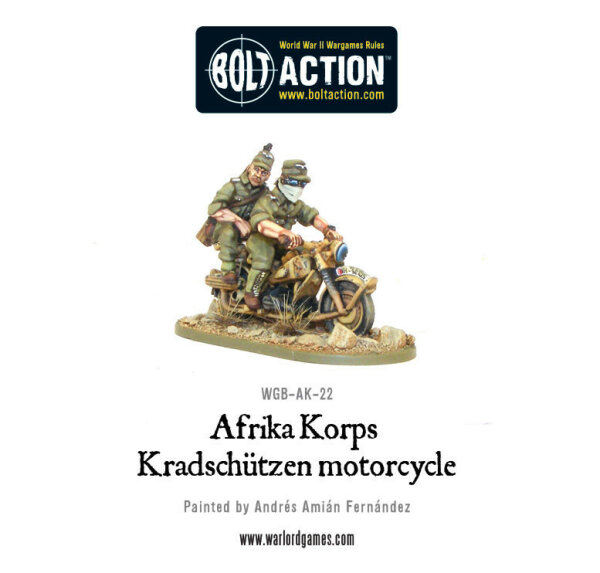 Afrika Korps Kradschützen Motorcycle