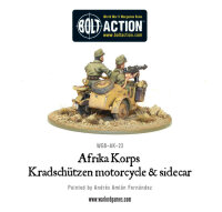 Afrika Korps Kradschützen Motorcycle and Sidecar