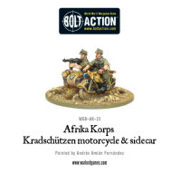 Afrika Korps Kradschützen Motorcycle and Sidecar