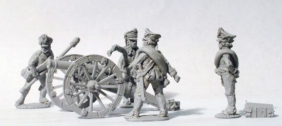 Foot Artillery firing 6pdr (1812 Kiwer)