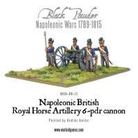 Napoleonic British Royal Horse Artillery 6-pdr Cannon