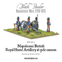 Napoleonic British Royal Horse Artillery 6-pdr Cannon