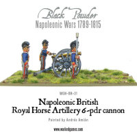 Napoleonic British Royal Horse Artillery 6-pdr Cannon