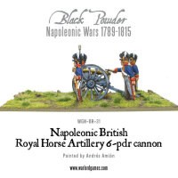 Napoleonic British Royal Horse Artillery 6-pdr Cannon